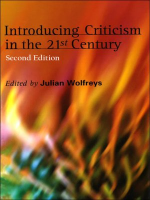 cover image of Introducing Criticism in the 21st Century